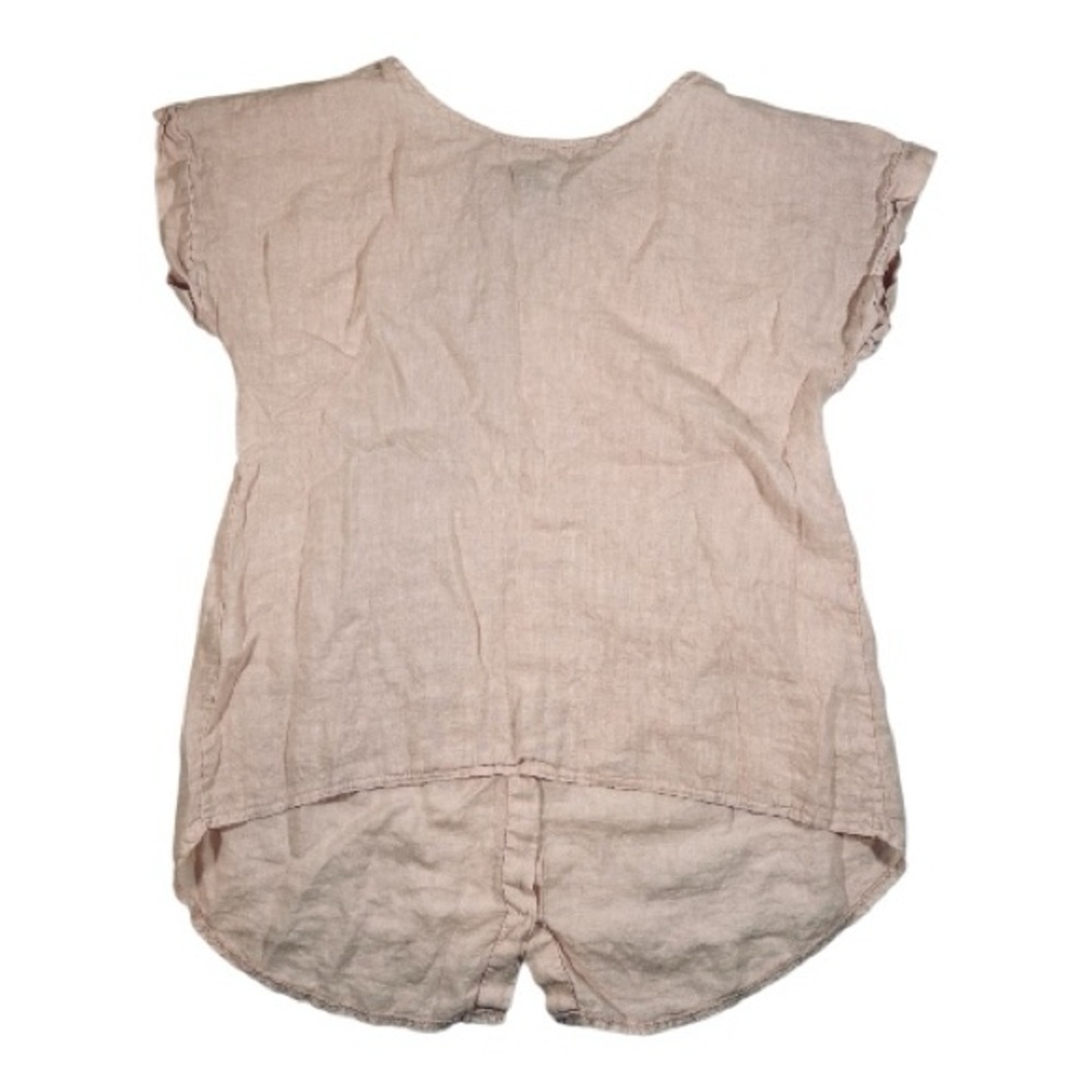 Terzo Millenio Linen Top Size M la Dolce Vita Coastalgrandma Quiet luxury Euro